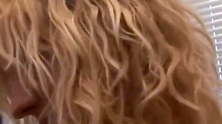 Sexy petite big dick sucking pussy penetrated in the bathroom