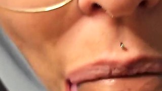 Close up Blowjob with Glasses Mia Niqab