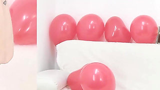 Valentine's Day Breath Play Big Tits