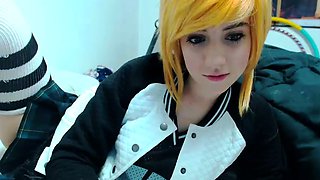 Emo Teen Becka Solo Webcam Masturbation Porn