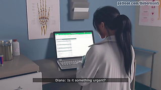 Dobermans Diana Episode 05 Tasty Doctor Serving on Her Night Shift Unfaithful Tasty Swallowing Her Lover's Huge Cock Sex Gaping