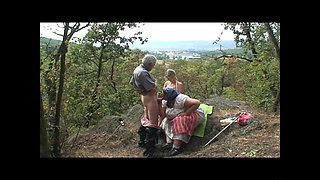In the Countryside with Stepfather and Stepmom
