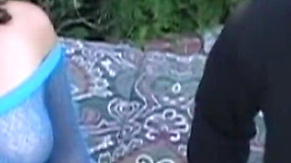 Calm and Romantic Outdoor Bonding Between a Delightful Pale Girl and Her Dedicated BBC Paramour