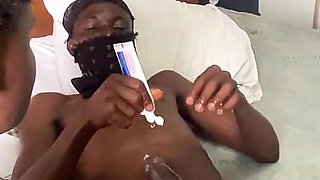 Big Natural Tit Ebony Babe Rides African Big Dick Like Pro