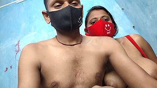 Devar fucked sister-in-law fiercely in doggy style