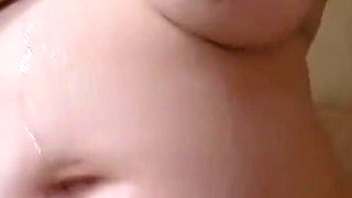 Rubbing my horny pussy in the shower