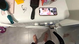Stepmom and Stepson Share Bed, Real Stepmom Fucks Russian with Conversations