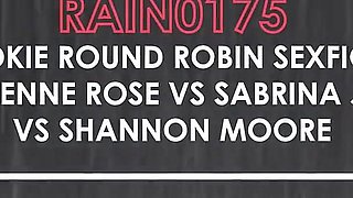 Rain0175 Rookie Round Robin Sexfight Cheyenne Rose Vs Sabrina Jade Vs Shannon Moore
