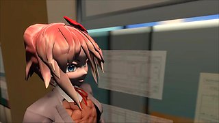 DDLC girls farting animation