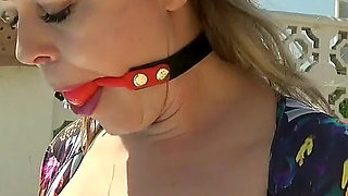 Tied, Clamped & Gagged in My Swimsuit - Outdoor Bondage Fun