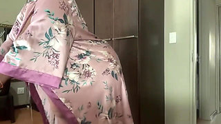 Fat Ass Black Aunty Stripteasing and Moaning