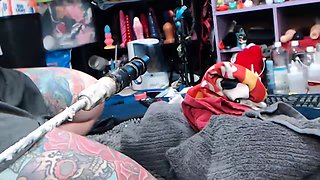 Shy amateur cam girl toying around with her pussy up close