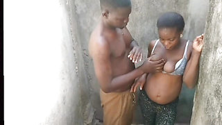 African woman with big tits