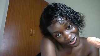 I Take a Whole Hand Inside My Wet Ebony Pussy
