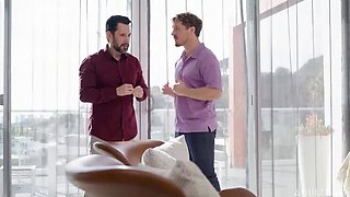 Horny Hotwife Scarlett Sage Swaps Husbands with Bestie Carlita Ray for Wild Group Fuck - Blonde MILF Threesome