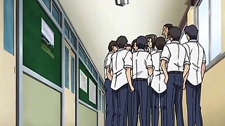 Slutty student seduce her groupmate for a sex but she didn't expect that headmaster will join for threesome...