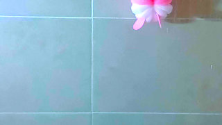 College Girl's Erotic Shower Session