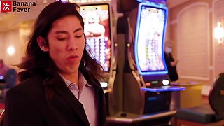 Korean Man Gets Fat Cock Slurped Up By Las Vegas Hottie - Chinese Guy And Kendra Cole