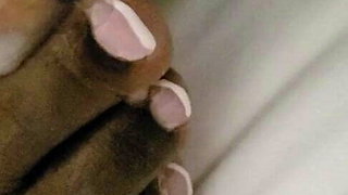 Cum On Toes French Tips