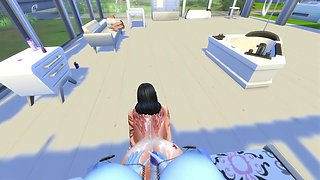 Amateur Trans Alien's Wild Fantasy Sparks Sims Seduction