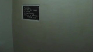 Hot Couple Blowjob In Public Toilet Closeup View 6 Min