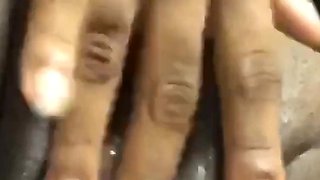 Rubbing My Clit Spitting on My Pussy Hard Finger Fucking Orgasms