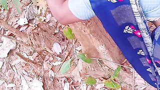 Desi outdoor fuck. Indian bhabi fucking husbend's brother big dick in forest. Telugu dirty talks.