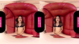 Petite Teen 18+ Plays For And With You With Virtual Reality And Georgia Jones