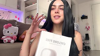 Tattooed Latina Slut Moans on Sex Machine – Shaved Pussy & Intense Orgasm