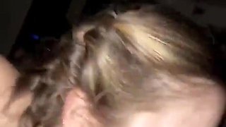 Cute teen sucks monster BBC