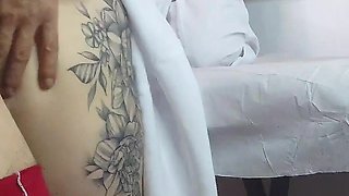 Nurse Has Her First Patient with an Erection!