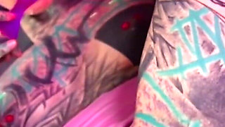 Solo Tattoo Girl Anal Masturbation - Self Assfuck