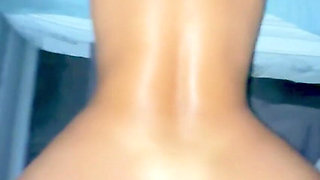 Service Girl, with Perfect Body Gets While Making the Bed