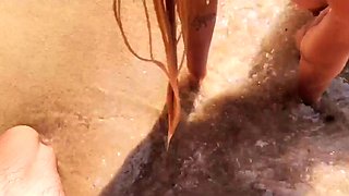 Amateur couple has steamy fuck on the beach - Real Couple