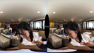 The Part-Time Employee Schoolgirl Seduces You at Work! - V1VR
