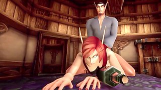 A night with the sultry elf milf Wraith931 in a Warcraft parody