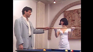 Pussy on the Pool Table