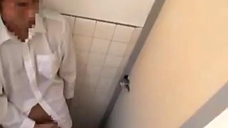 Harassing female students in the toilet