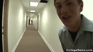 Pranks at fontanta hall with horny teenager college girls (cr8377)