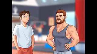 Summer adventure with a spicy yoga cougar in episode 93