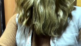 Pov handjob and blowjob with a brunette fox