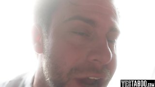 Slutty young babe desperate for stepdads male pole