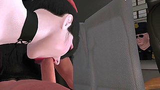 3d Hot Stepmom Cheating With Her Big Dick Stepson In The Car With Anime Hentai