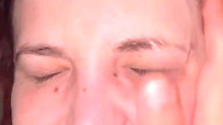 Face Slapping POV, Blowjob, Cum on Hair, Squirting