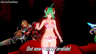 Gunvolt's Lola Finds Herself in a Mixed Gangbang After Getting Invited to Smash Bros