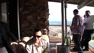 Secretary group sex hardcore fucking blond girl facia