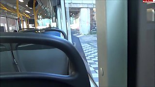 Public Fuck And Suck In A Real Bus