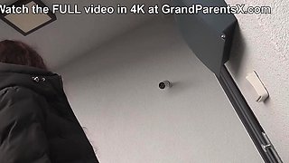 Mature Christina Santes Welcomes Visitor With Wild Threesome