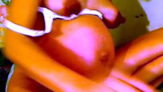 Pregnant Amateur with Big Tits on Webcam