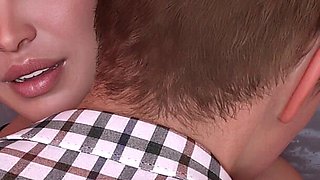 Girlfriend #1 Kevin Kissed on Katrin's Neck